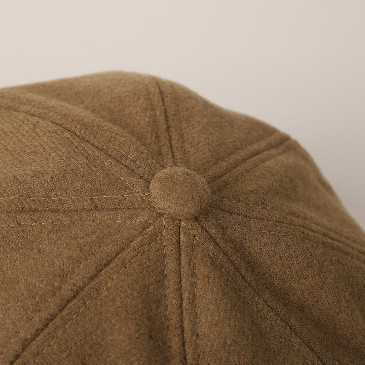 Cappello basco invernale alla moda da donna con fibbia della cintura avvolta sul bordo - image 5