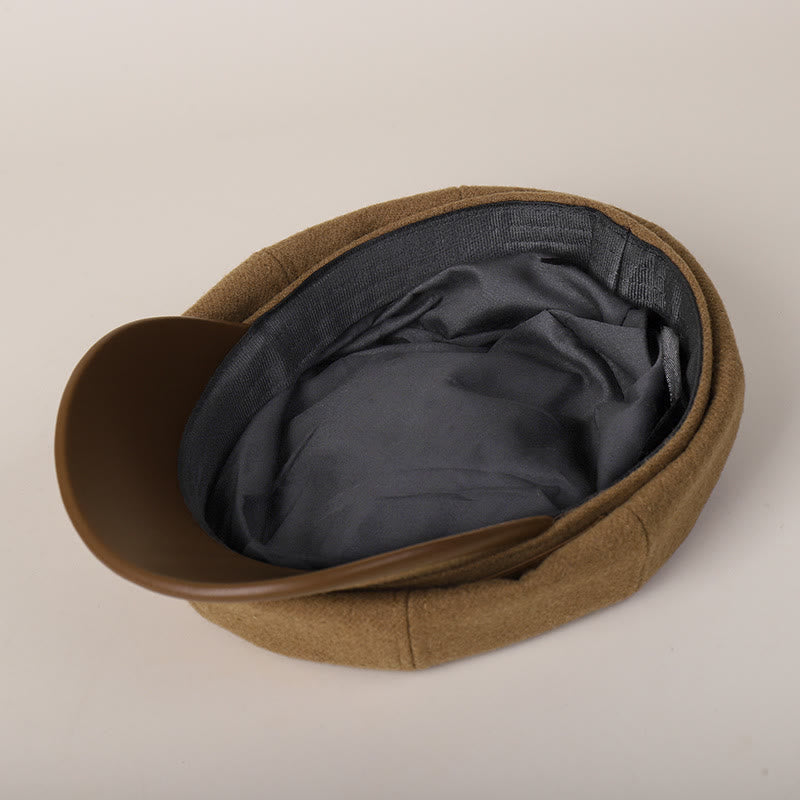 Cappello basco invernale alla moda da donna con fibbia della cintura avvolta sul bordo - image 3