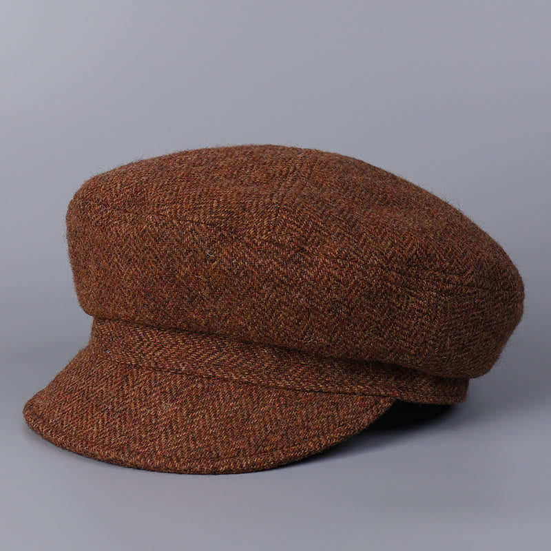 Classico berretto invernale in lana britannica da donna - Arancia - M (22"-22 7/8") - image 10