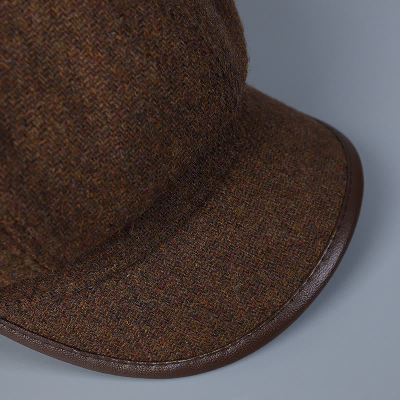 Cappello invernale da donna alla moda e semplice con bordo coprente - image 4