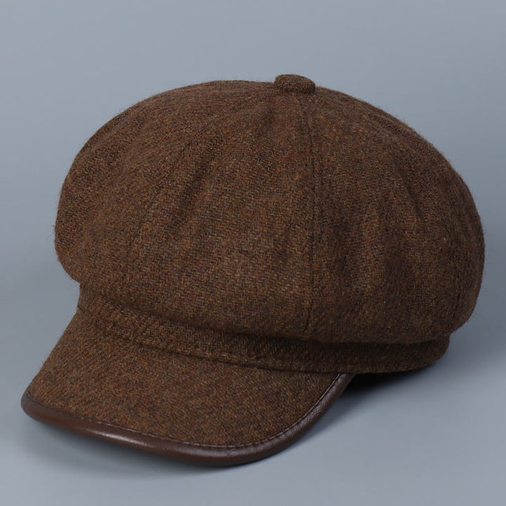 Cappello invernale da donna alla moda e semplice con bordo coprente - Caffè - M (22"-22 7/8") - image 0