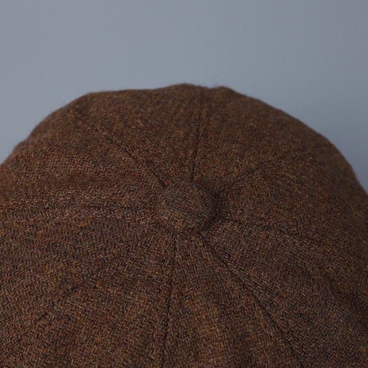 Cappello invernale da donna alla moda e semplice con bordo coprente - image 5