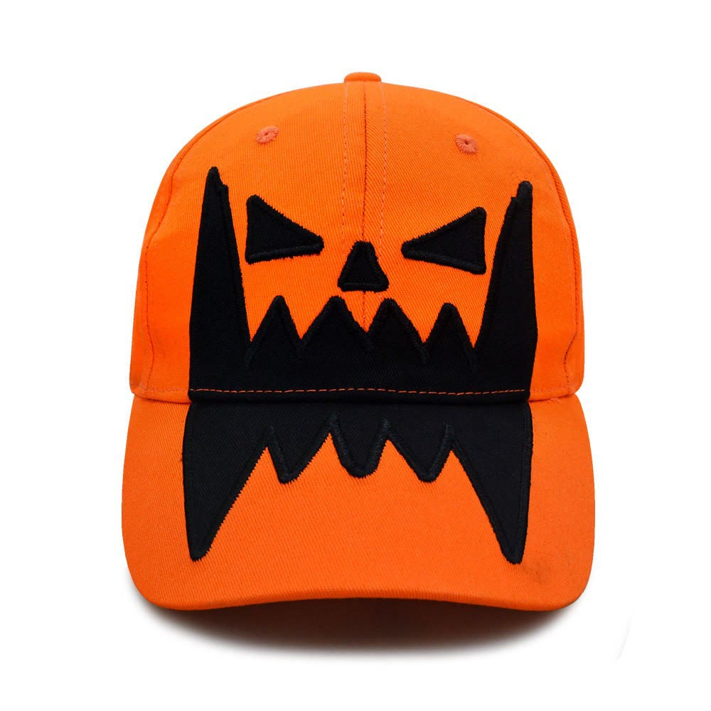 Cappello da baseball con stampa di zucca e bocca grande di Halloween - image 2