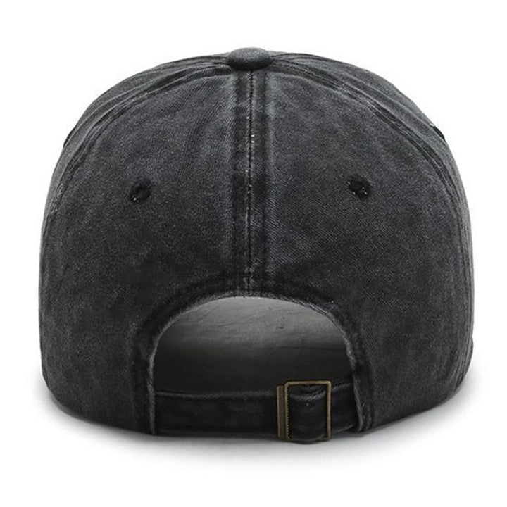 Cappello da baseball lavato ricamato con fantasma e zucca di Halloween - image 1