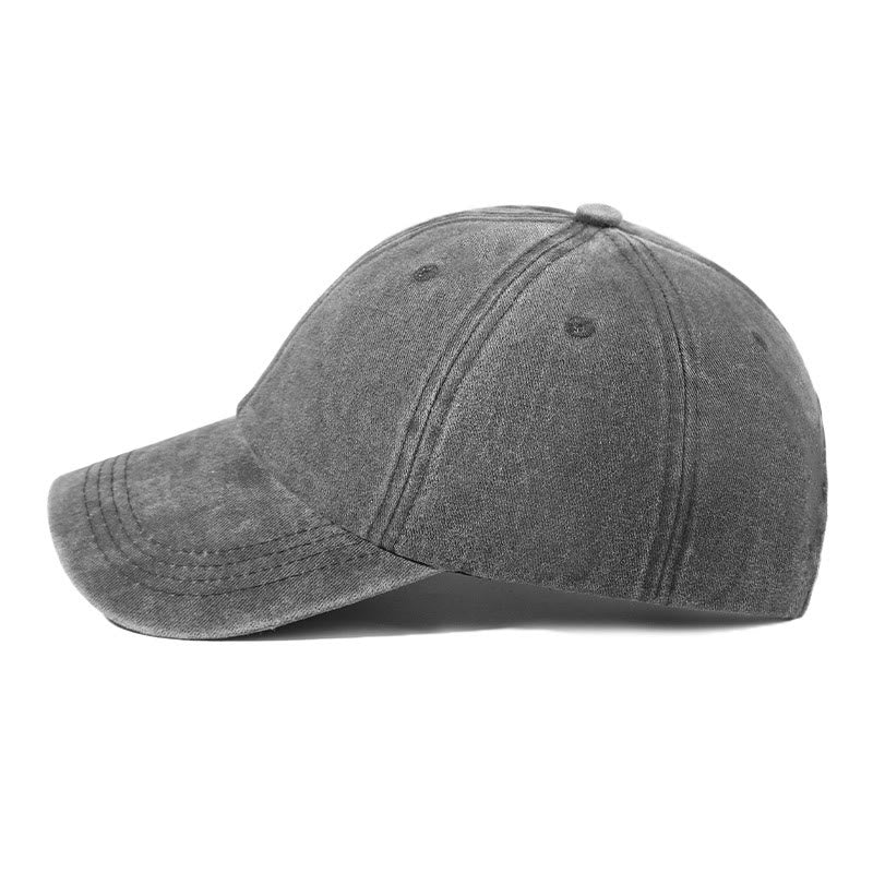 Cappello da baseball lavato con testa di zucca di Halloween ricamata - image 1