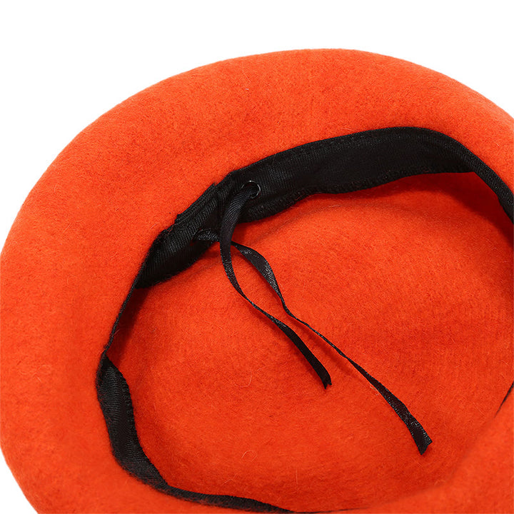 Cappello di zucca ricamato con sorriso carino di Halloween - image 3