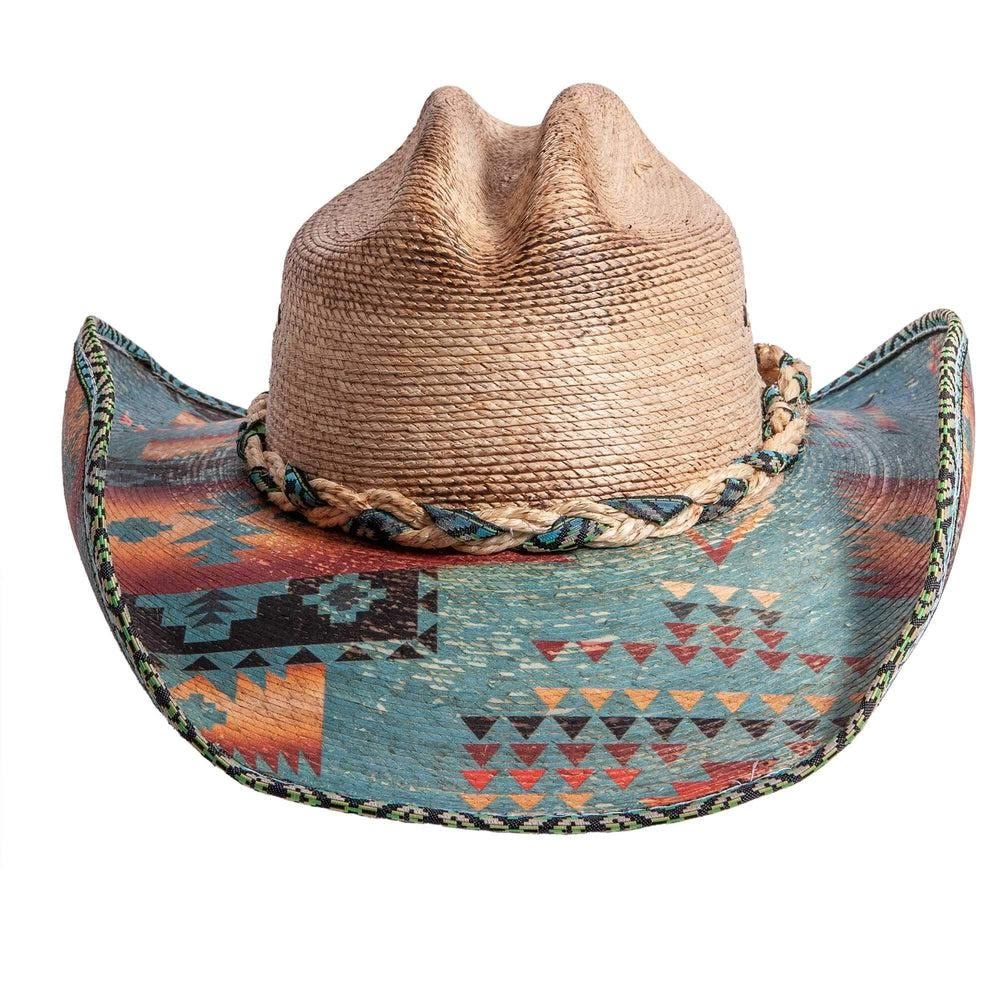 Cappello da cowboy da uomo con parasole intrecciato alla moda - image 2