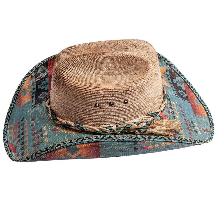 Cappello da cowboy da uomo con parasole intrecciato alla moda - image 3
