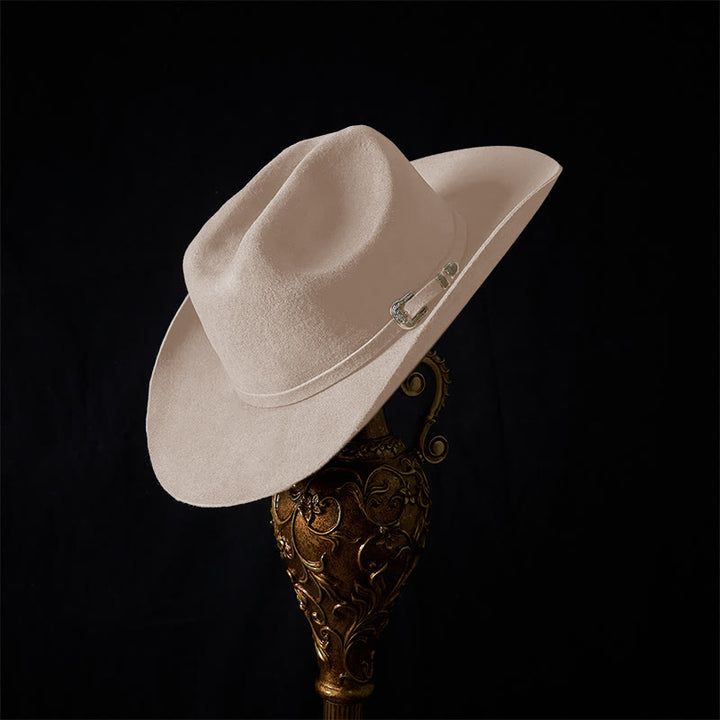 Cappello da cowboy personalizzabile con testo in tinta unita e cintura - image 4