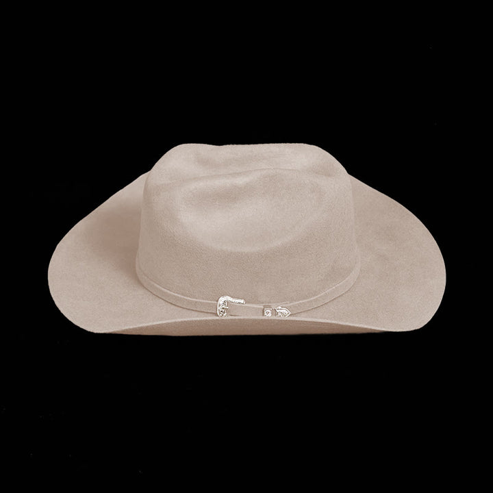 Cappello da cowboy personalizzabile con testo in tinta unita e cintura - image 6