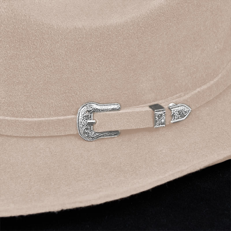 Cappello da cowboy personalizzabile con motivo da equitazione e cintura - image 7