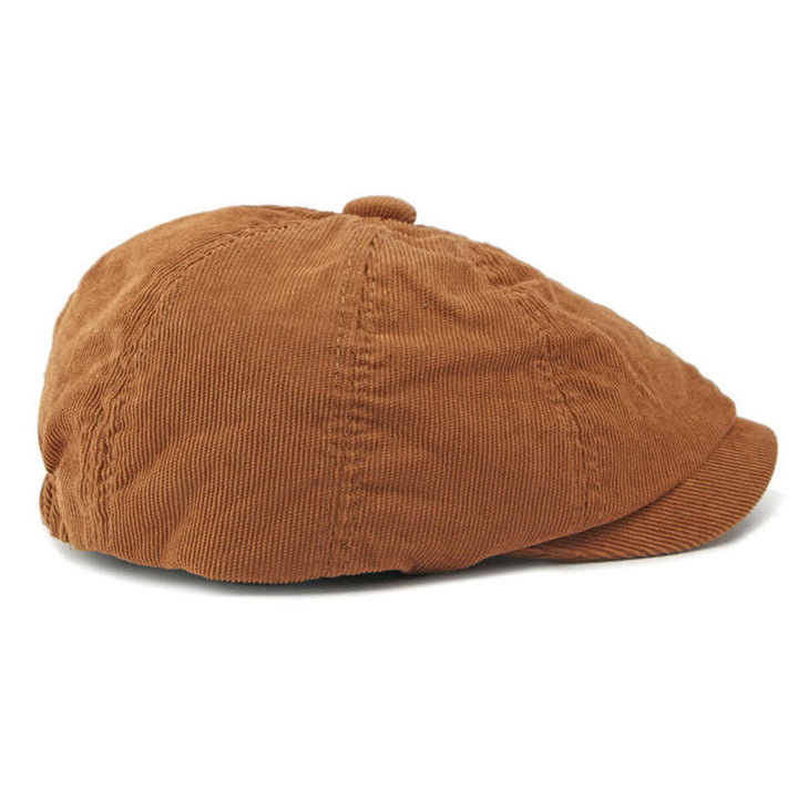 Cappello berretto ottagonale da strillone in velluto a coste - image 4