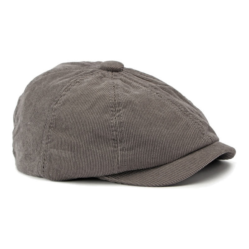 Cappello berretto ottagonale da strillone in velluto a coste - image 8