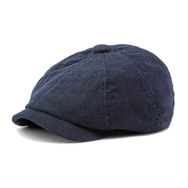 Cappello berretto ottagonale da strillone in velluto a coste - Marina - Regolabile (21 5/8"-23 1/4") - image 12