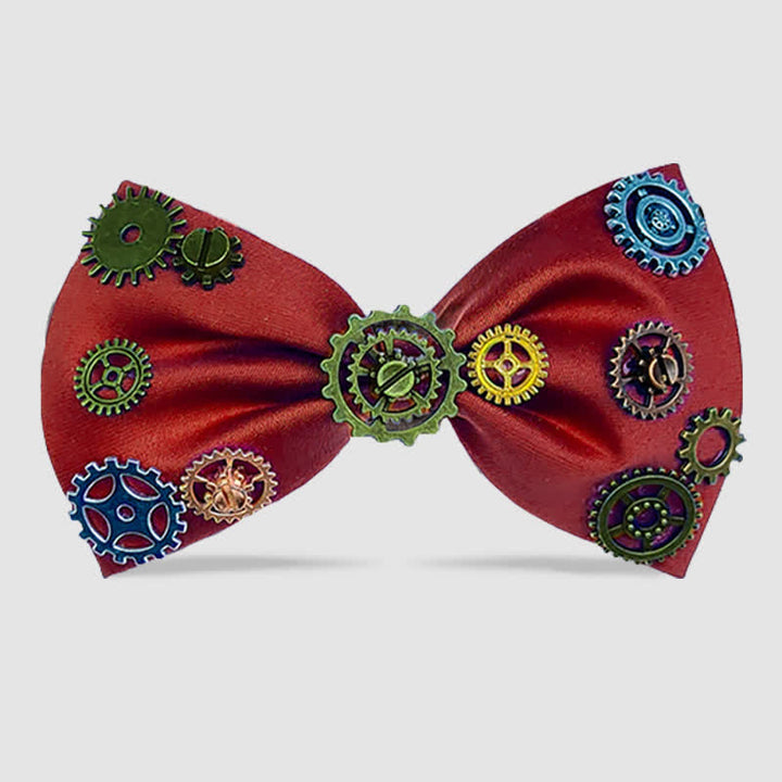 Papillon decorato con equipaggiamento steampunk in stile industriale - image 7