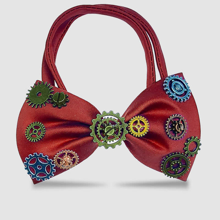 Papillon decorato con equipaggiamento steampunk in stile industriale - image 9