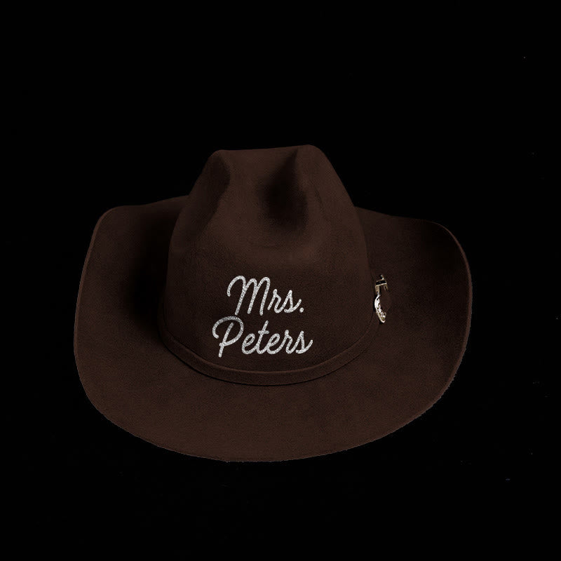 Cappello da cowboy personalizzabile in tinta unita - image 0