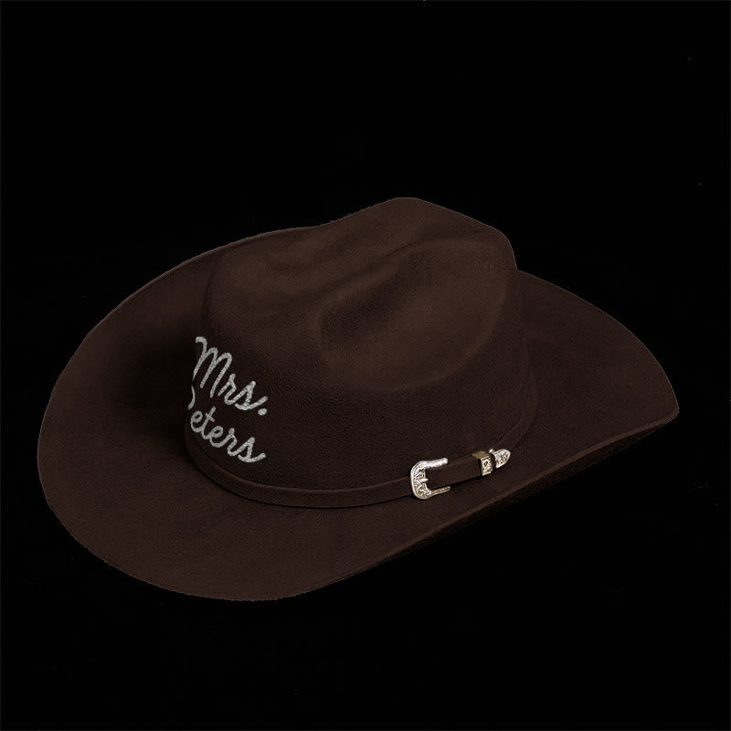 Cappello da cowboy personalizzabile in tinta unita - image 1