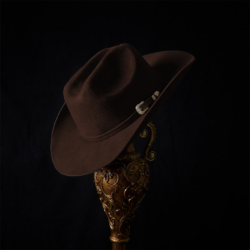 Cappello da cowboy personalizzabile in tinta unita - image 4