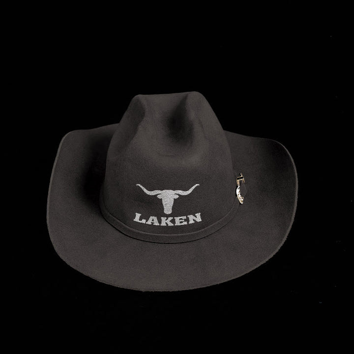 Cappello da cowboy personalizzato con logo e testo - image 0