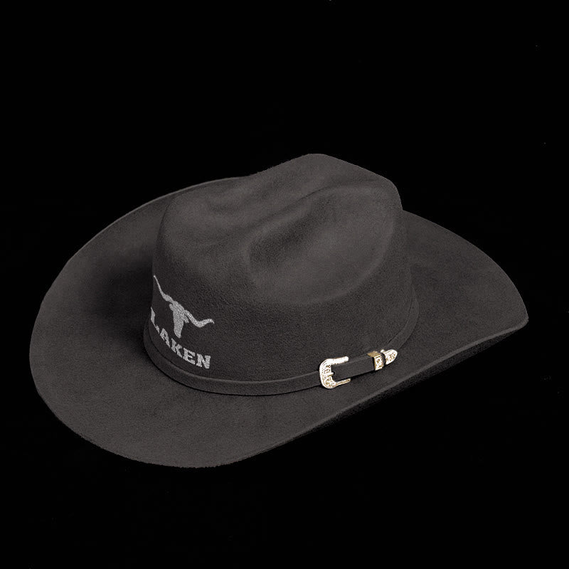 Cappello da cowboy personalizzato con logo e testo - image 1