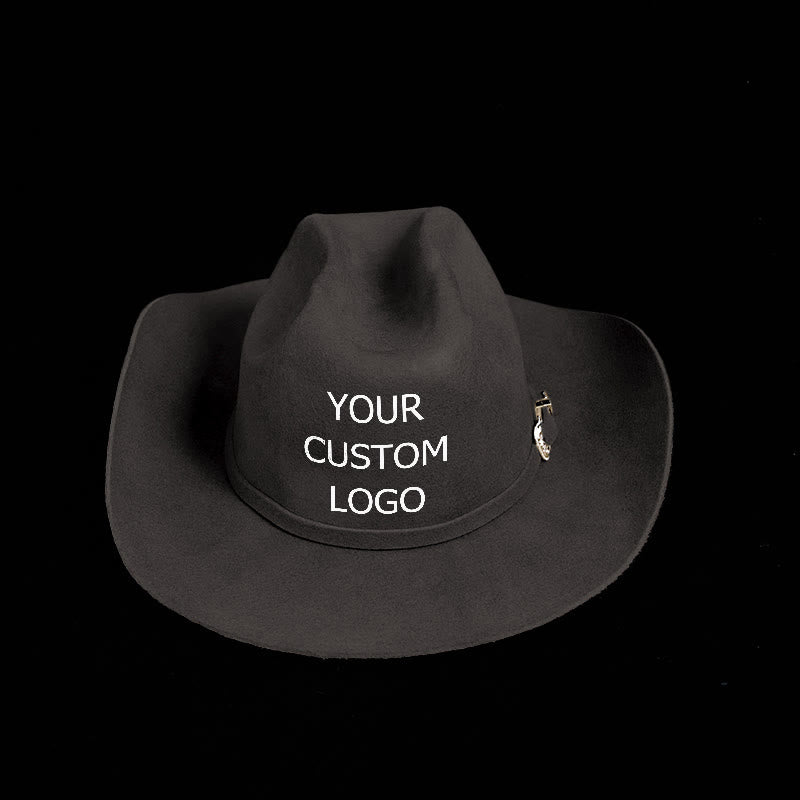 Personalizza il tuo esclusivo cappello da cowboy con logo di colore puro - image 0
