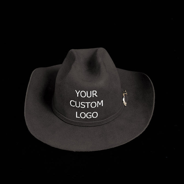 Personalizza il tuo esclusivo cappello da cowboy con logo di colore puro - image 0