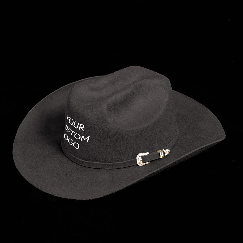 Personalizza il tuo esclusivo cappello da cowboy con logo di colore puro - image 1
