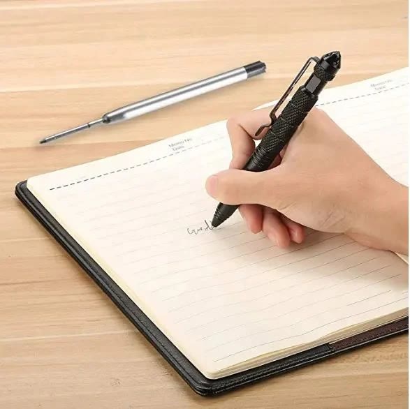 Penna tattica multifunzionale per la scrittura e la sopravvivenza per autodifesa all'aperto - image 4