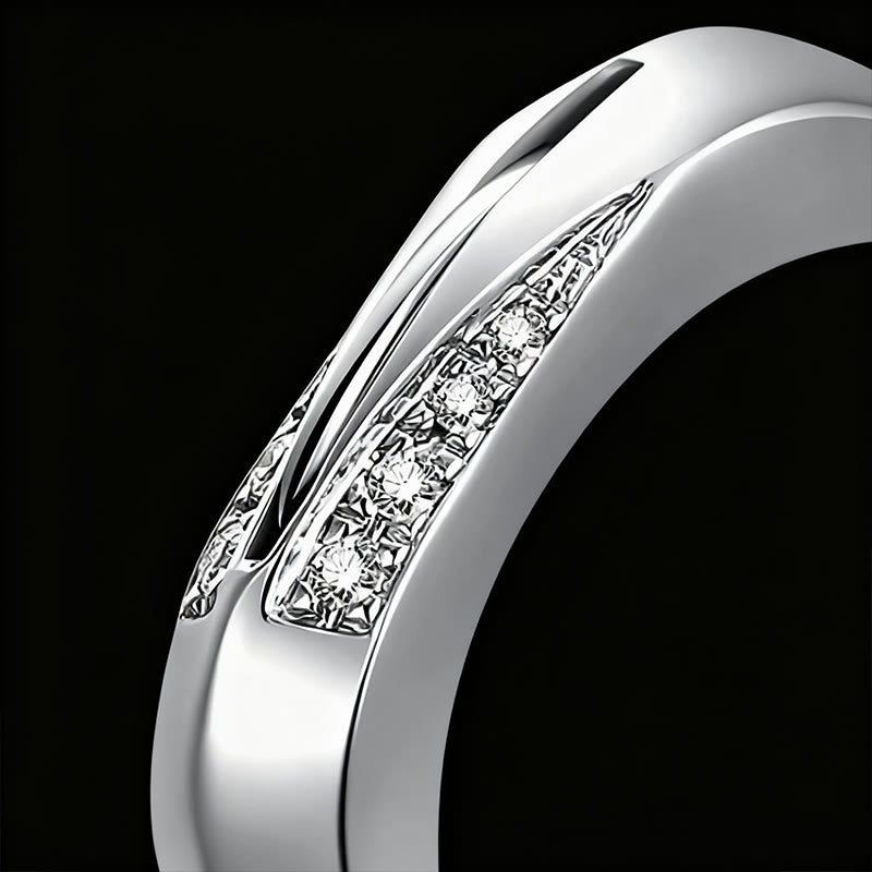 Coltello nascosto per autodifesa alla moda con anello tempestato di diamanti - image 4