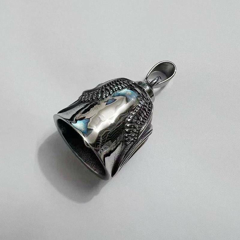 Portachiavi con campanello a forma di pneumatico per moto d'epoca - image 3