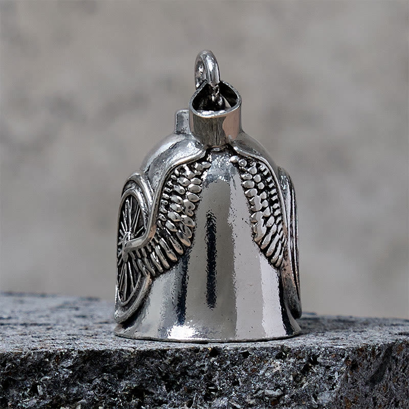 Portachiavi con campanello a forma di pneumatico per moto d'epoca - image 2