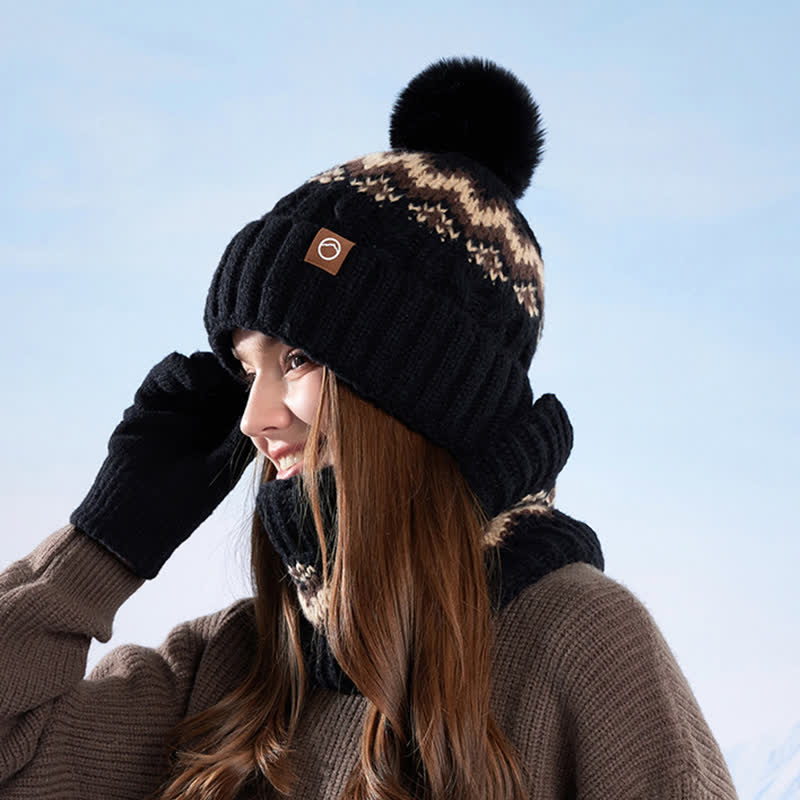 Set di 3 guanti scaldacollo in stile minimalista - image 15