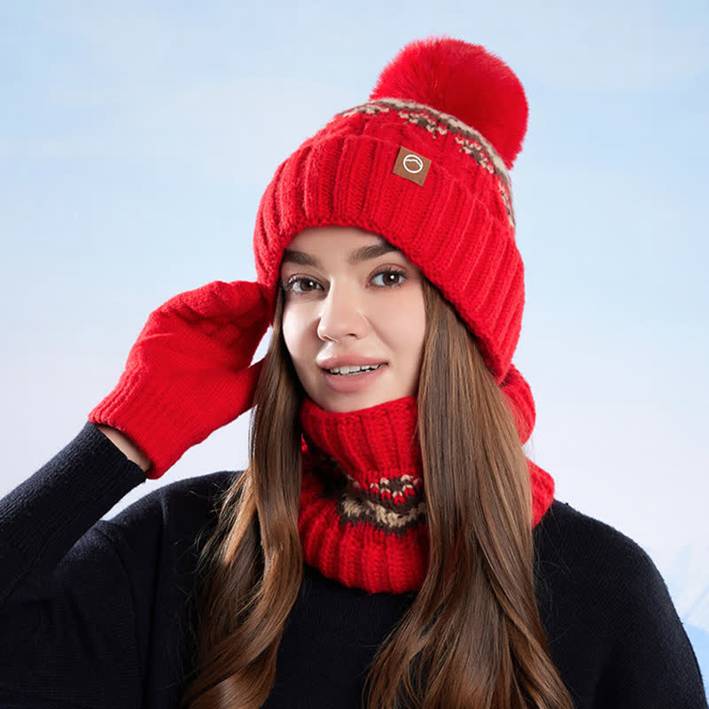 Set di 3 guanti scaldacollo in stile minimalista - image 11