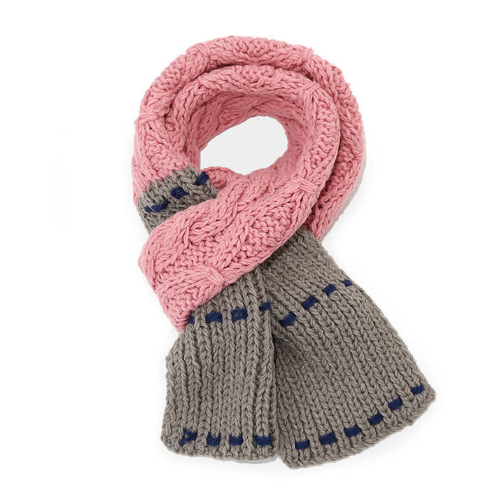 Set di 3 cappelli, sciarpe e guanti con design alla moda e blocchi di colore - image 7