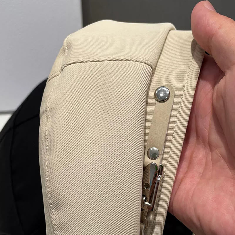 Cappello basco da donna con fibbia in metallo semplice alla moda invernale - image 4