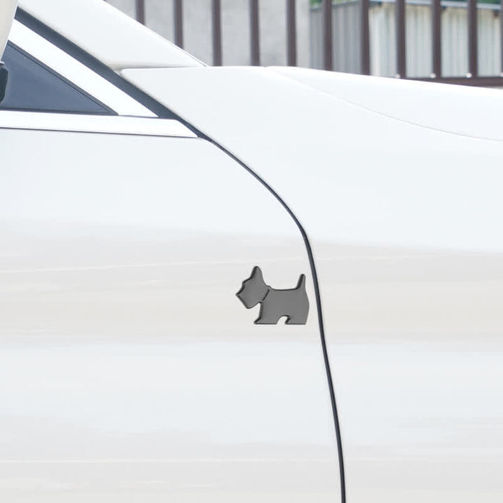 Adesivo per auto in metallo con simpatico cane per gli amanti degli animali - image 9