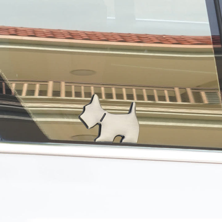 Adesivo per auto in metallo con simpatico cane per gli amanti degli animali - image 5