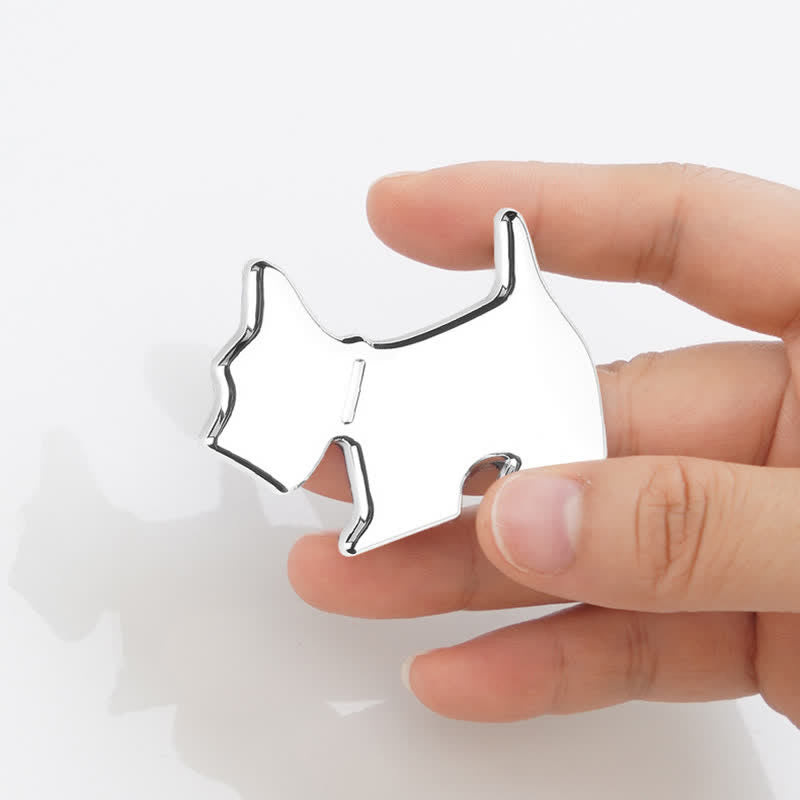 Adesivo per auto in metallo con simpatico cane per gli amanti degli animali - image 2