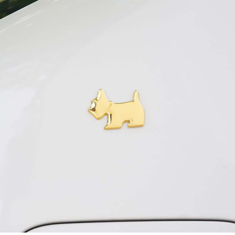 Adesivo per auto in metallo con simpatico cane per gli amanti degli animali - image 7