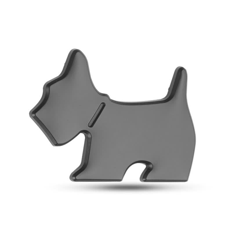 Adesivo per auto in metallo con simpatico cane per gli amanti degli animali - Nero - image 8