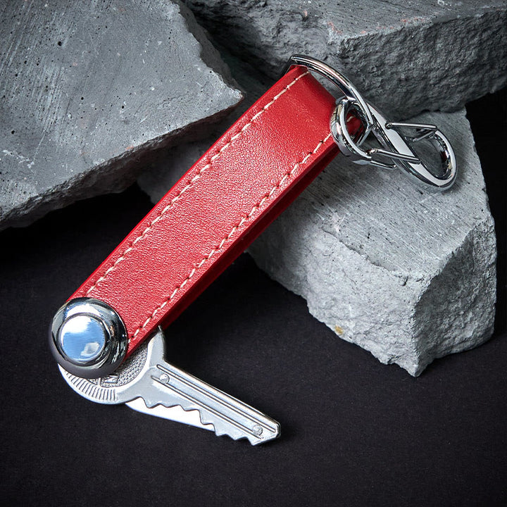 Organizer per chiavi in pelle antifurto portatile di grande capacità - image 4