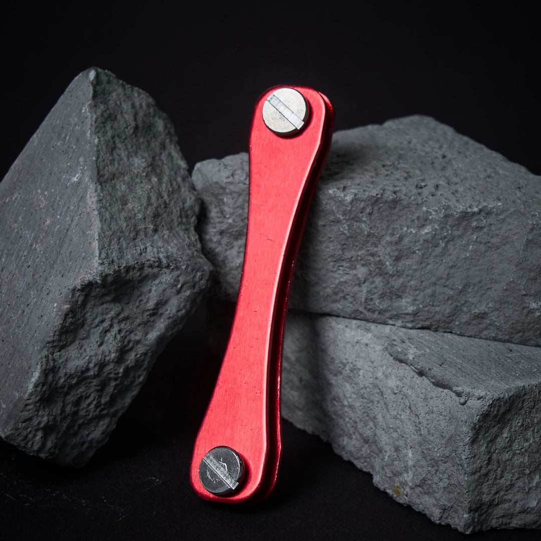 Organizer portachiavi compatto, salvaspazio e comodo da trasportare - Rosso - image 1