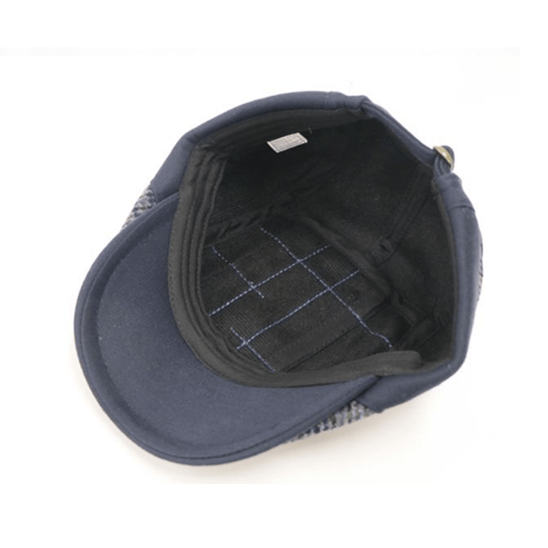 Cappello basco invernale da uomo con cuciture artistiche vintage - image 4