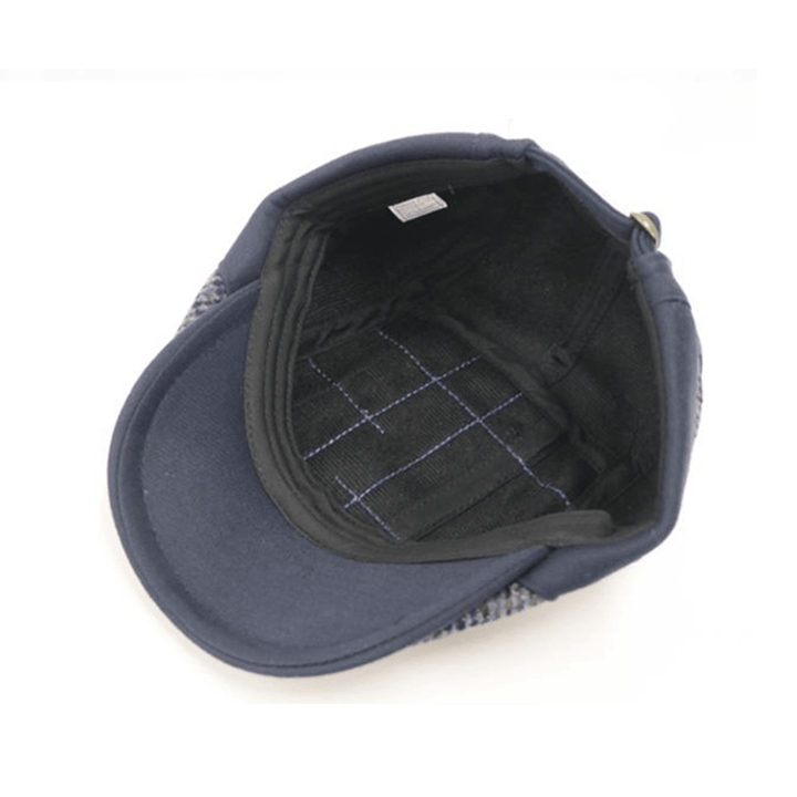 Cappello basco invernale da uomo con cuciture artistiche vintage - image 4