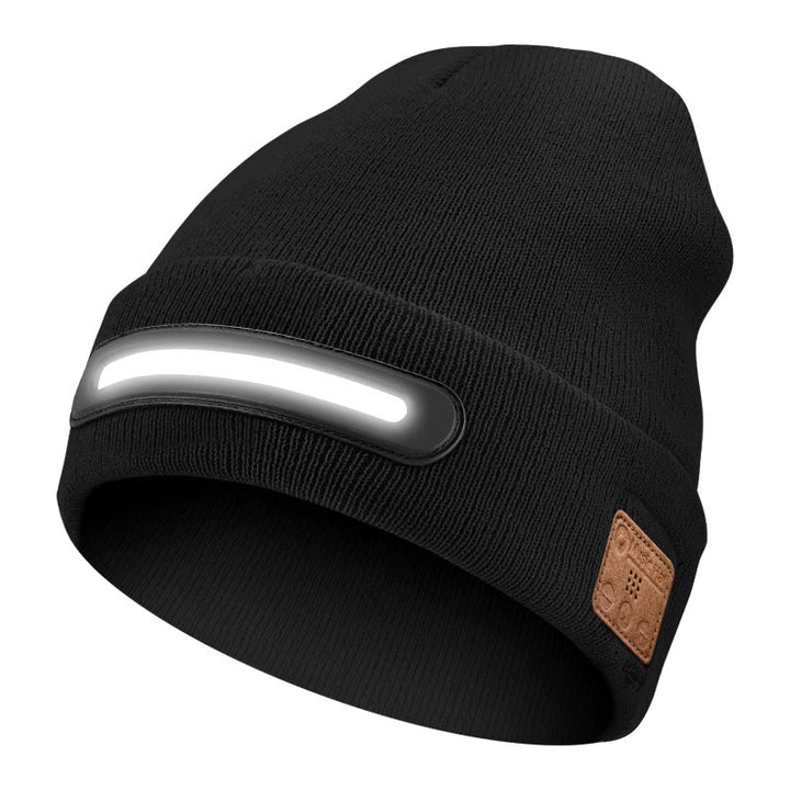 Berretto invernale con musica Bluetooth e illuminazione - Stile n. 2 - Luce bianca + Bluetooth - M (22"-22 7/8") - image 10