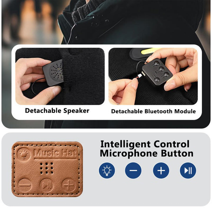Berretto invernale con musica Bluetooth e illuminazione - image 5