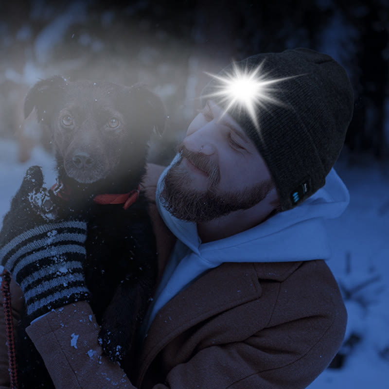 Berretto Bluetooth con musica invernale e illuminazione a LED - image 2