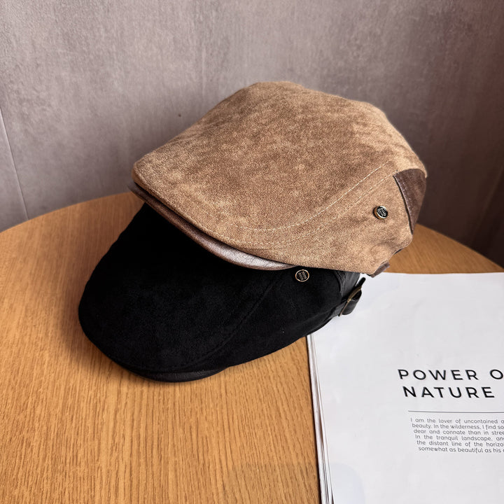 Cappello basco invernale regolabile da uomo in stile Old Money - image 0