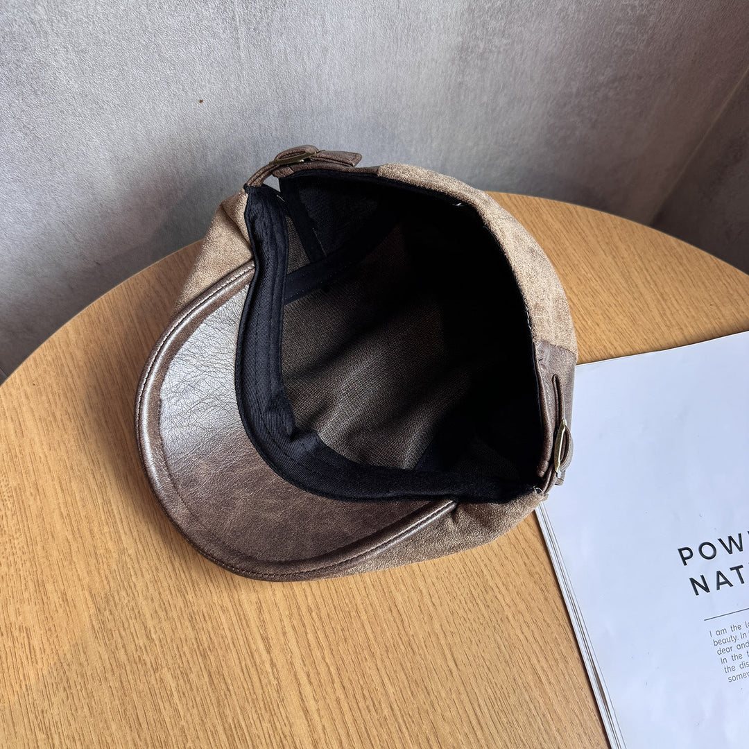 Cappello basco invernale regolabile da uomo in stile Old Money - image 2